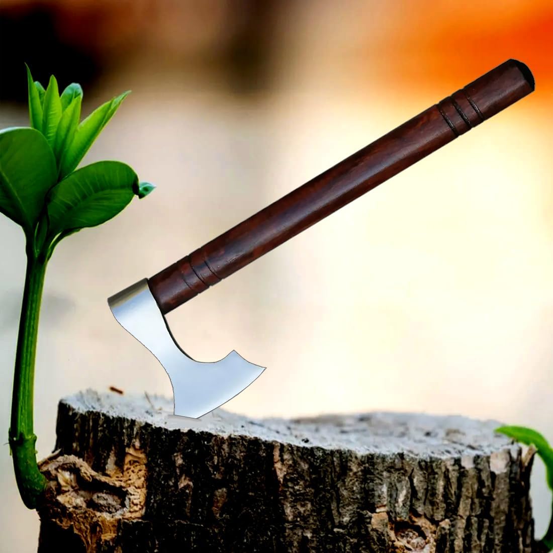 NIFDO Camping Axe Wood Splitter Forest Hatchet Small Axe Viking Axe Dropshipping product for Amazon