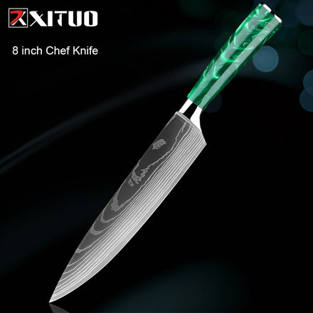 Japanese-Inspired Mastery Stainless Steel Kitchen Knife Set For amazon FBA